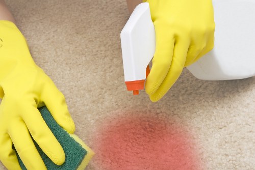 Professional end of tenancy cleaning for a rental property living room