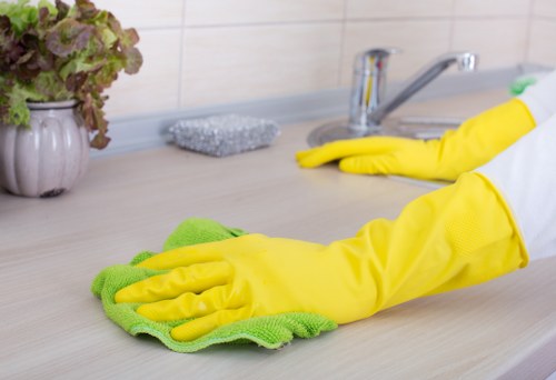 Deep upholstery cleaning for a fabric sofa with specialized equipment