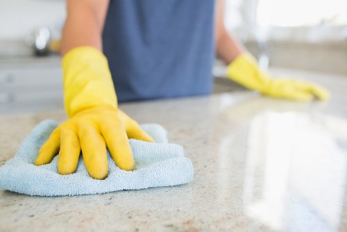 Risk assessment being completed before a cleaning job begins
